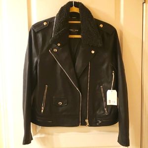 OBEY Billie Vegan Leather Jacket